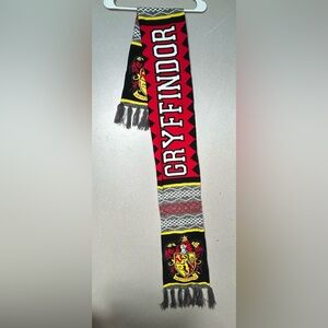 Harry Potter Adult Size Gryffindor Double Sided Scarf Harry Potter World Fringe